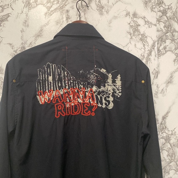 V.Jeans Men’s Black Shirt Size M - Picture 6 of 11